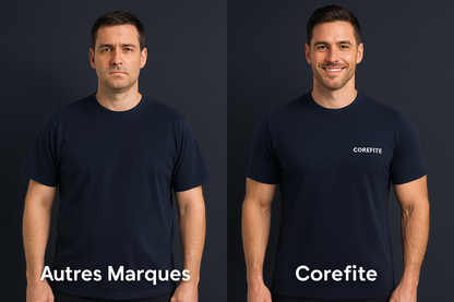 Le T-Shirt Corefite qui s'adapte à toutes les morphologies #1 Meilleure Vente
